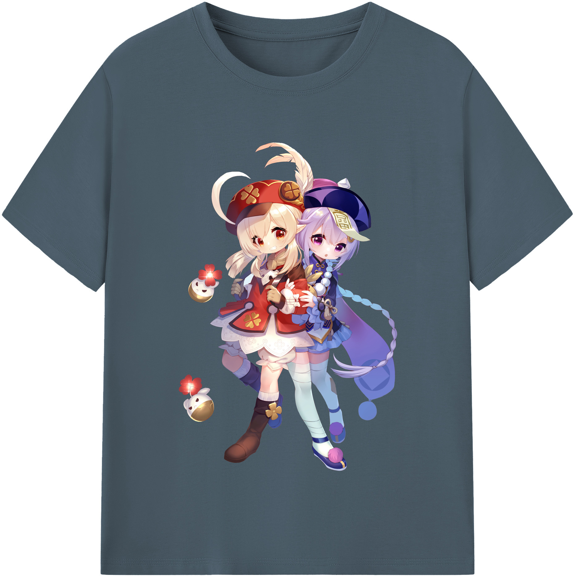 げんし神 七七 なな  genshin Nana 綿100％半袖Tシャツ（フロントプリント）